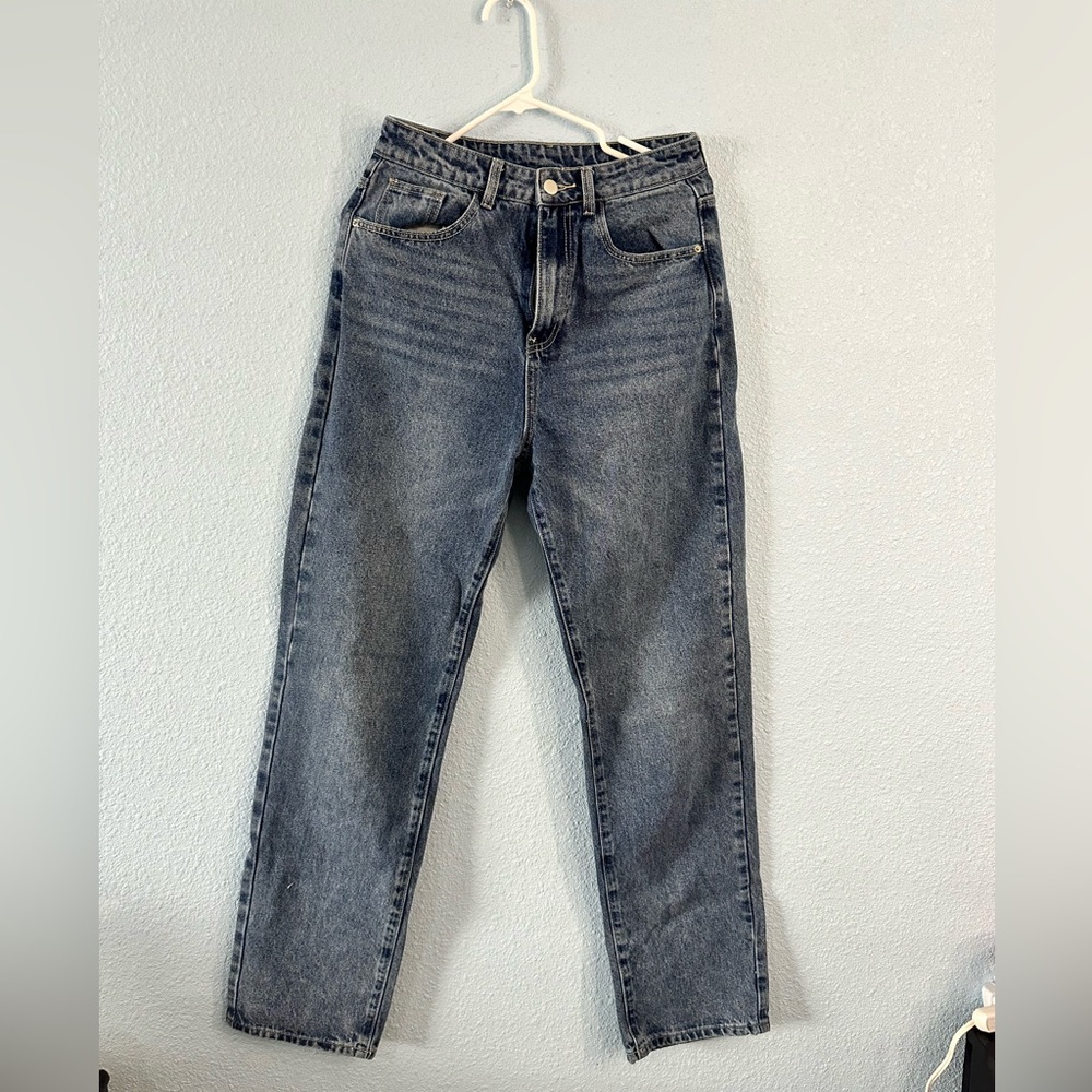Blue Denim Full Length Jeans